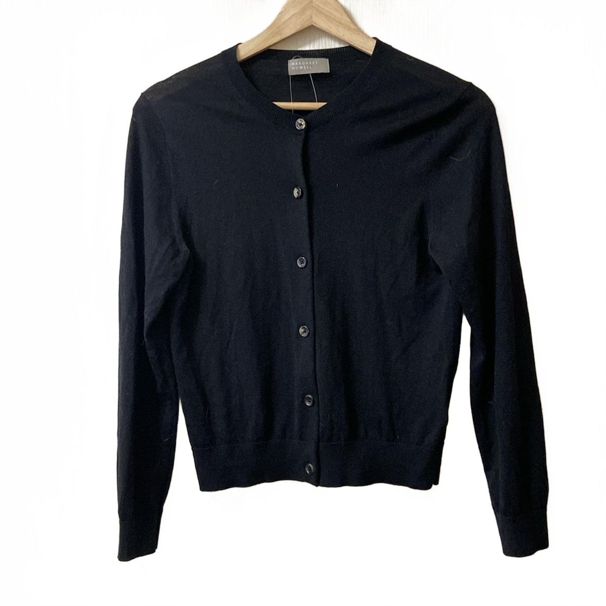 MargaretHowell マーガレットハウエル カーディガン サイズ2 M レディース - 黒 長袖