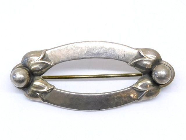 Georg Jensen ジョージジェンセン □ 141 ブローチ SV925 シルバー