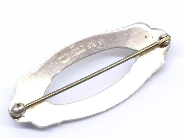 Georg Jensen ジョージジェンセン □ 141 ブローチ SV925 シルバー
