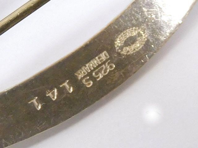 Georg Jensen ジョージジェンセン □ 141 ブローチ SV925 シルバー