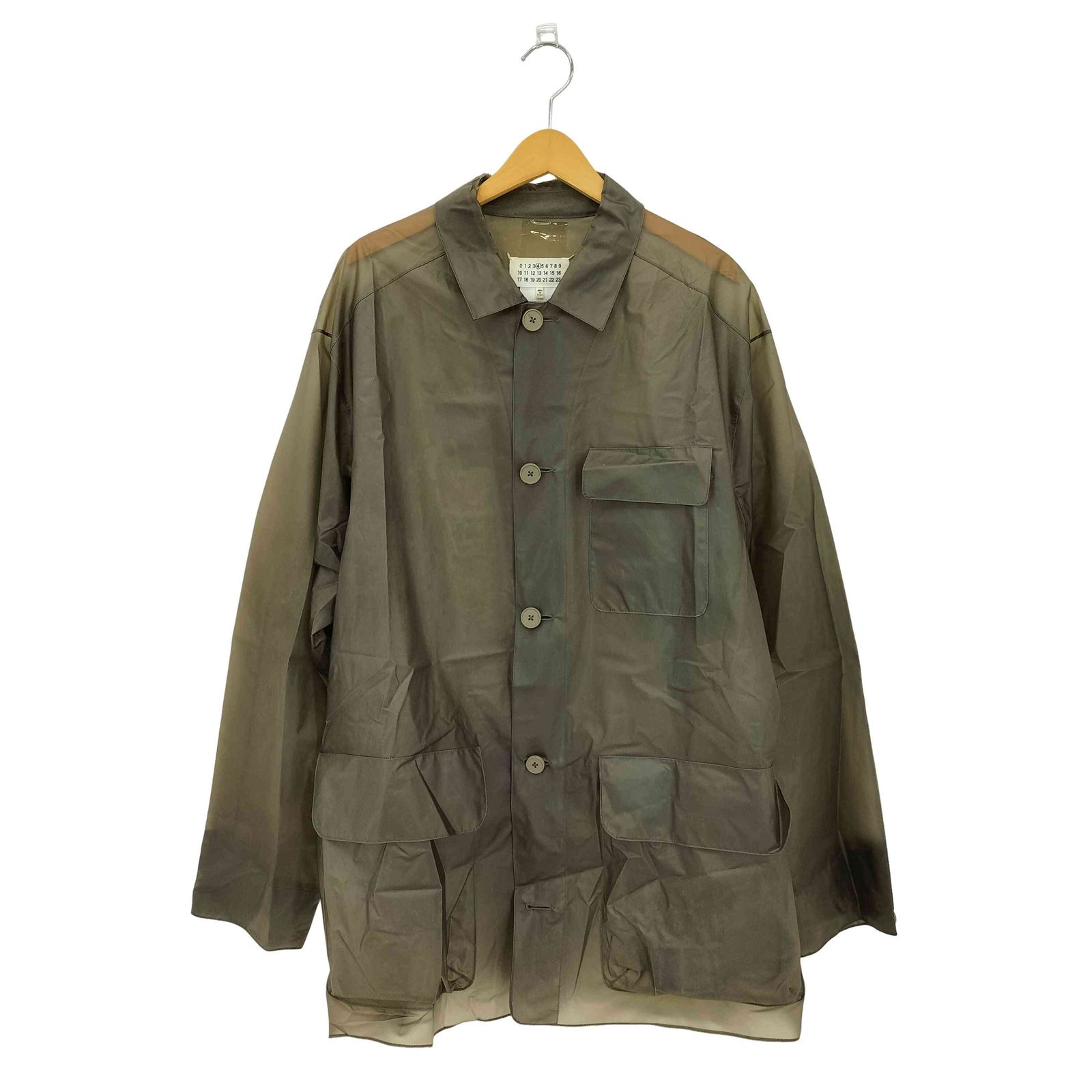 メゾンマルジェラ Maison Margiela イタリア製 4番 PVCトレンチコート レディース 40