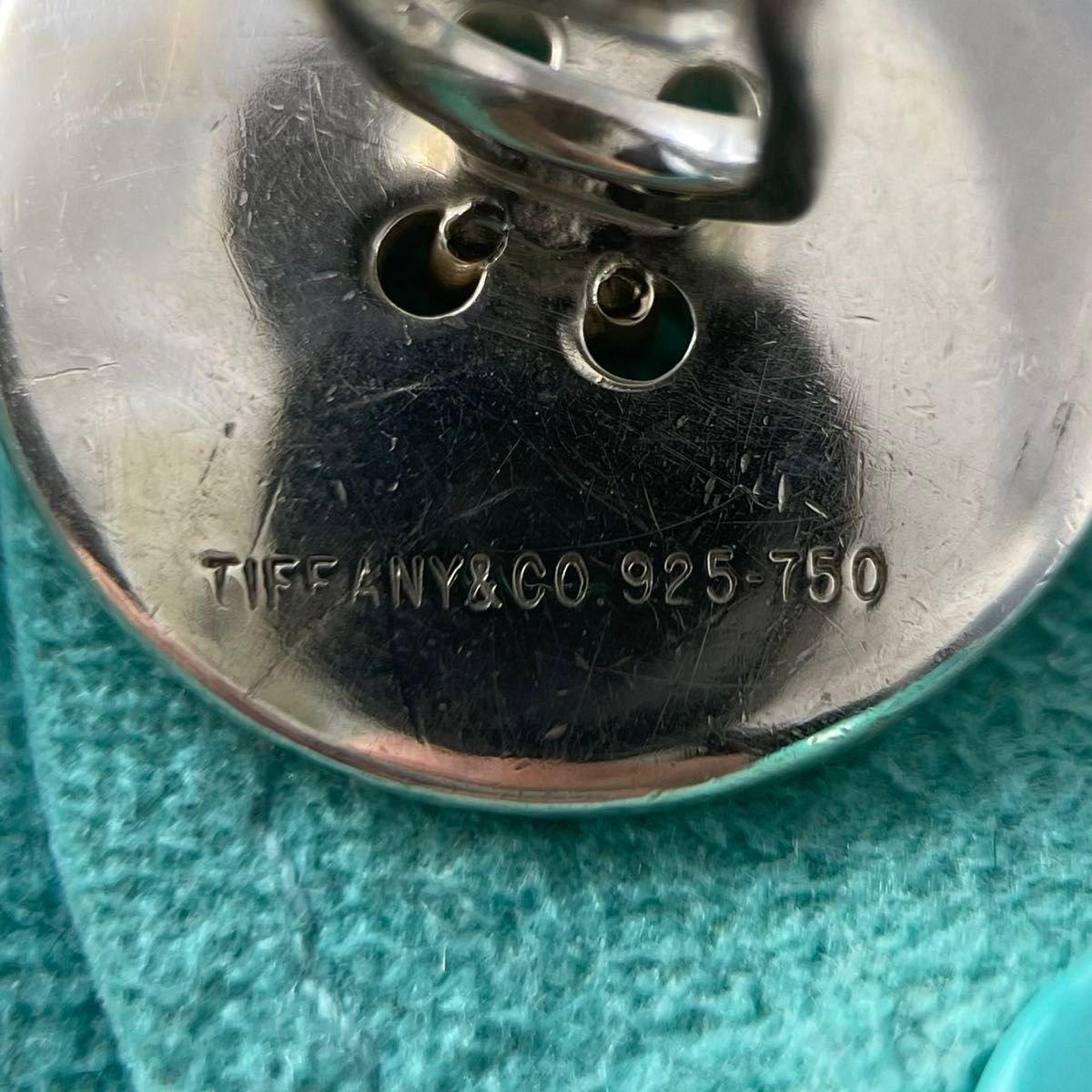 ティファニー ボタン カフス 925 750 コンビ XW8f - メルカリ
