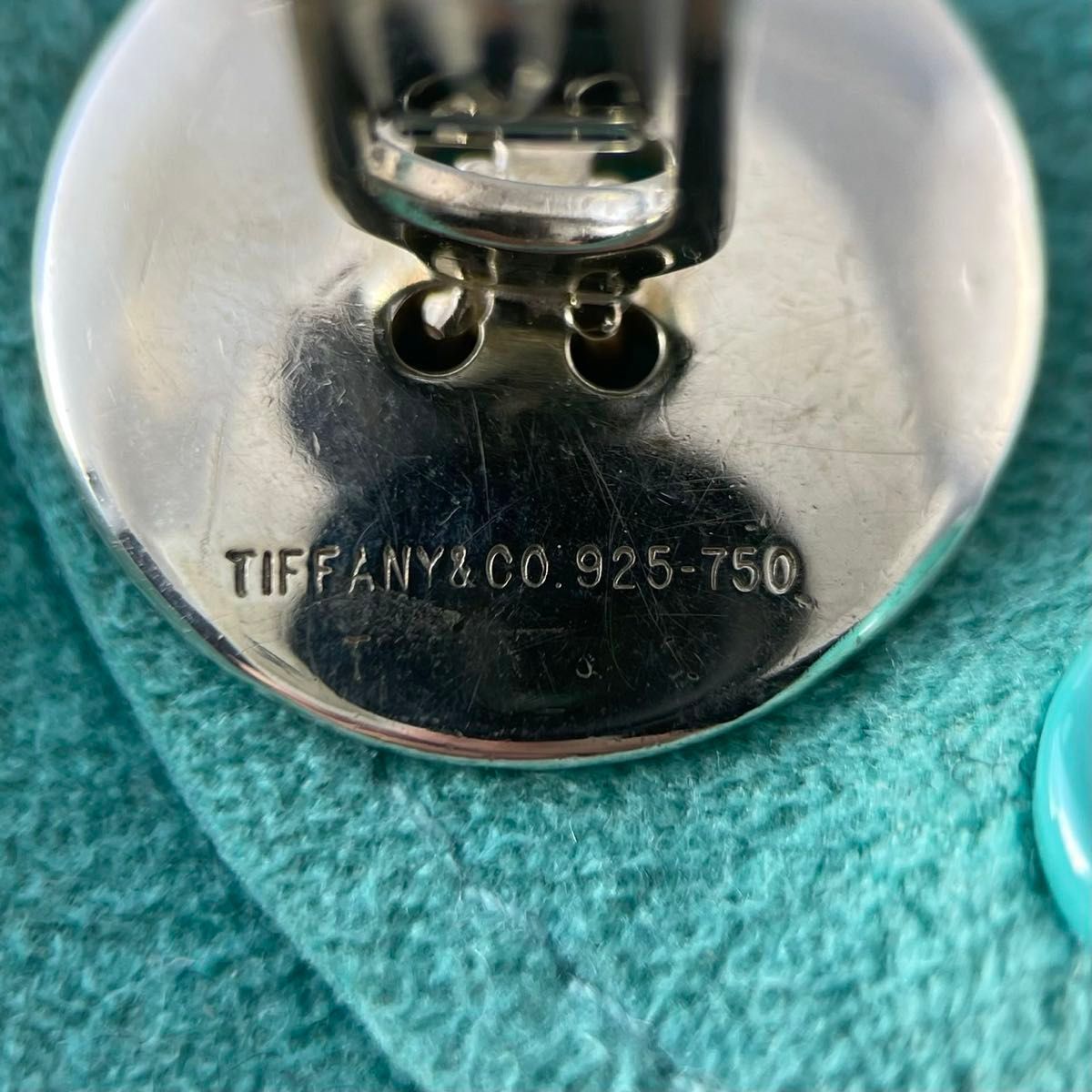 ティファニー ボタン カフス 925 750 コンビ XW8f - メルカリ