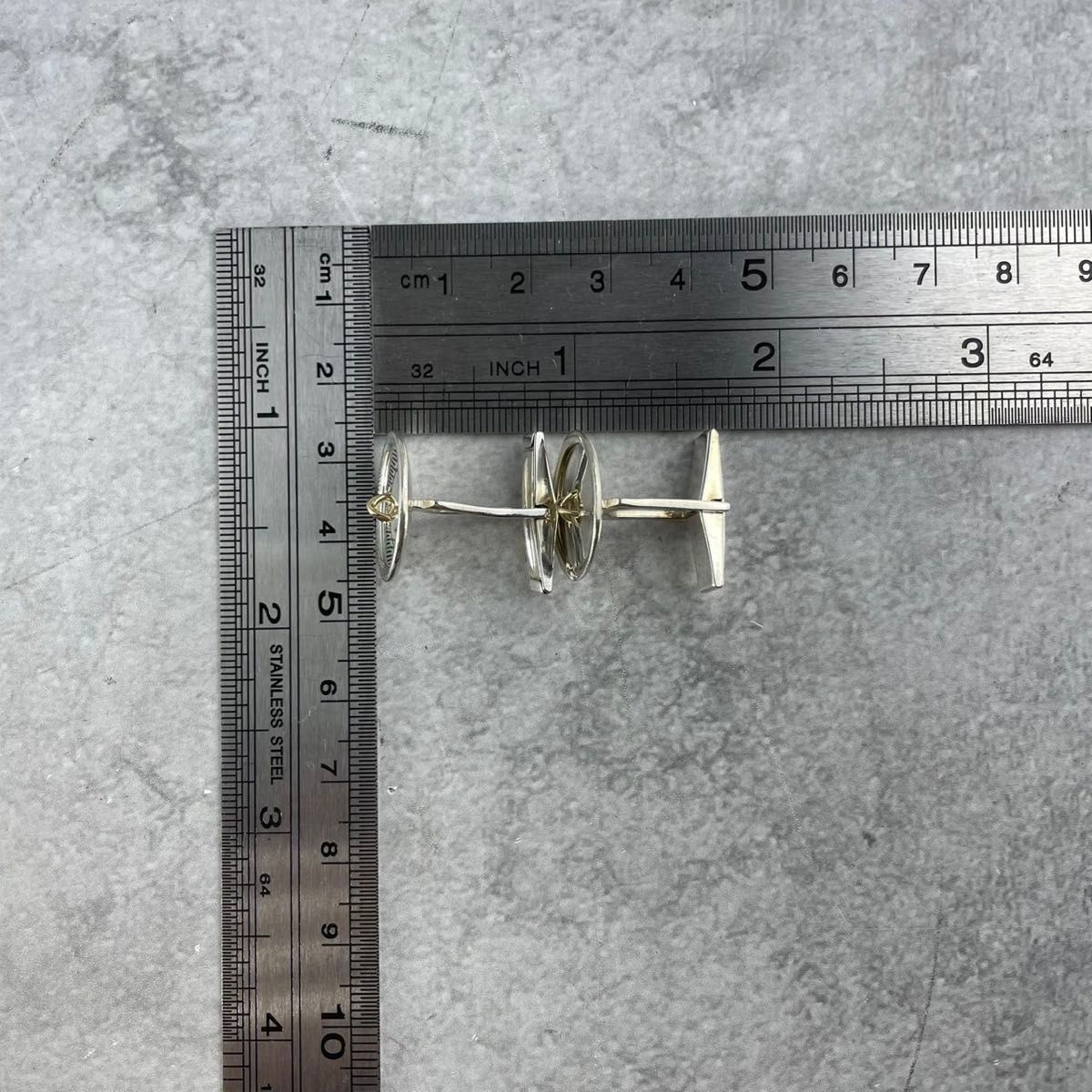 ティファニー ボタン カフス 925 750 コンビ XW8f - メルカリ