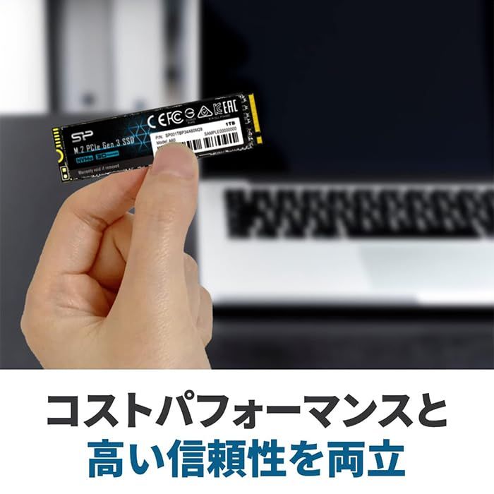 SP Silicon Power シリコンパワー SSD 512 GB 3 D NAND M 2 2280 PCIe 0 4 NVMe 1 P 34 A 60シリーズ 5年保証
