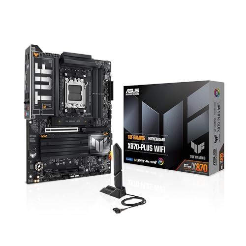 ASUS TUF GAMING X 870-PLUS WIFI AMD Ryzen 9000 シリーズ AM 5 対応 870 チップセット搭載 ATX マザーボード| 品 m