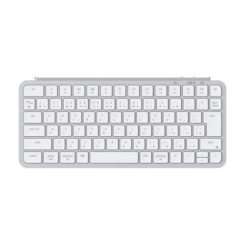 Keychron B 1 Pro ウルトラスリム ワイヤレスキーボード ZMKカスタマイズ シザースイッチ 2 4 GHz Bluetooth 5 有線接続 ロングバッテリーライフ Mac Windows Linux対応 シルバー JI m