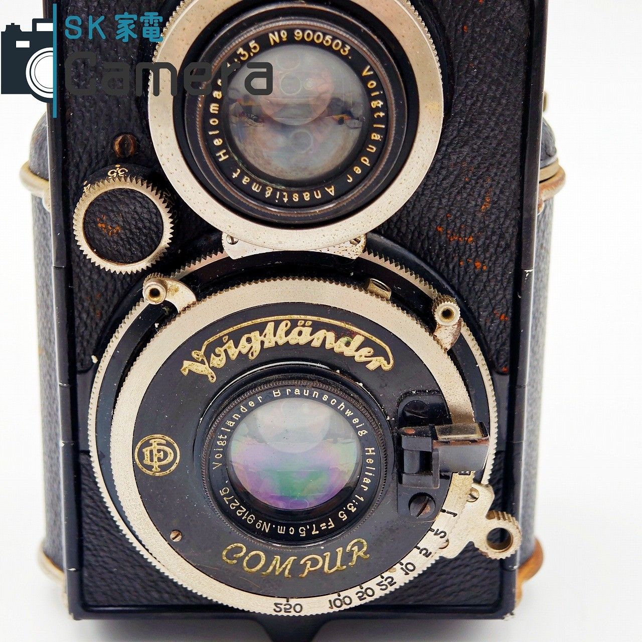 Voigtlander SUPERB Heliar 7 5 cm F 3 フォクトレンダー スパーブ ヘリアー 二眼レフカメラ