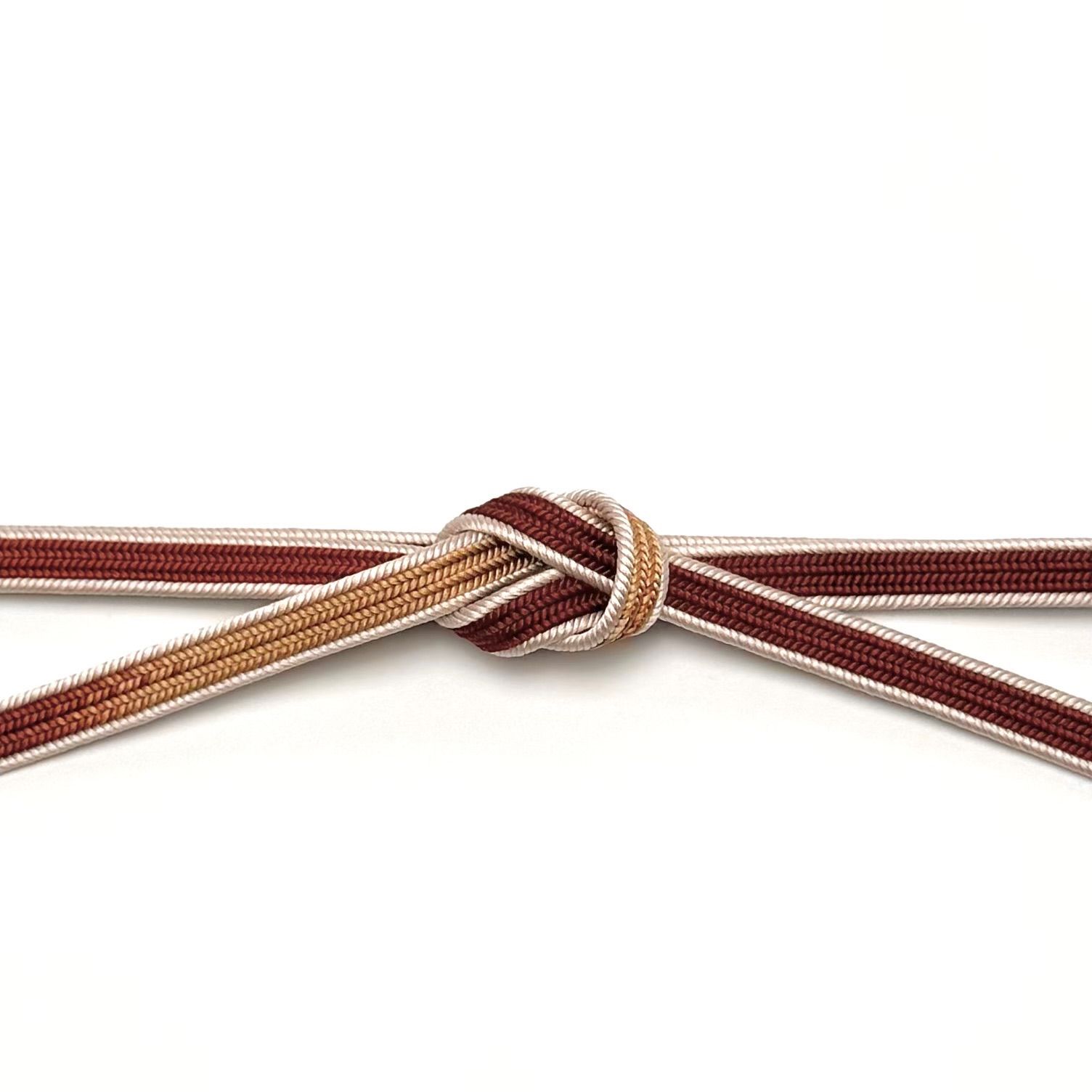  帯締め 四段綾竹 江戸組紐 中村正 × 渡敬 手組み 0345 帯締め 帯留め 帯飾り