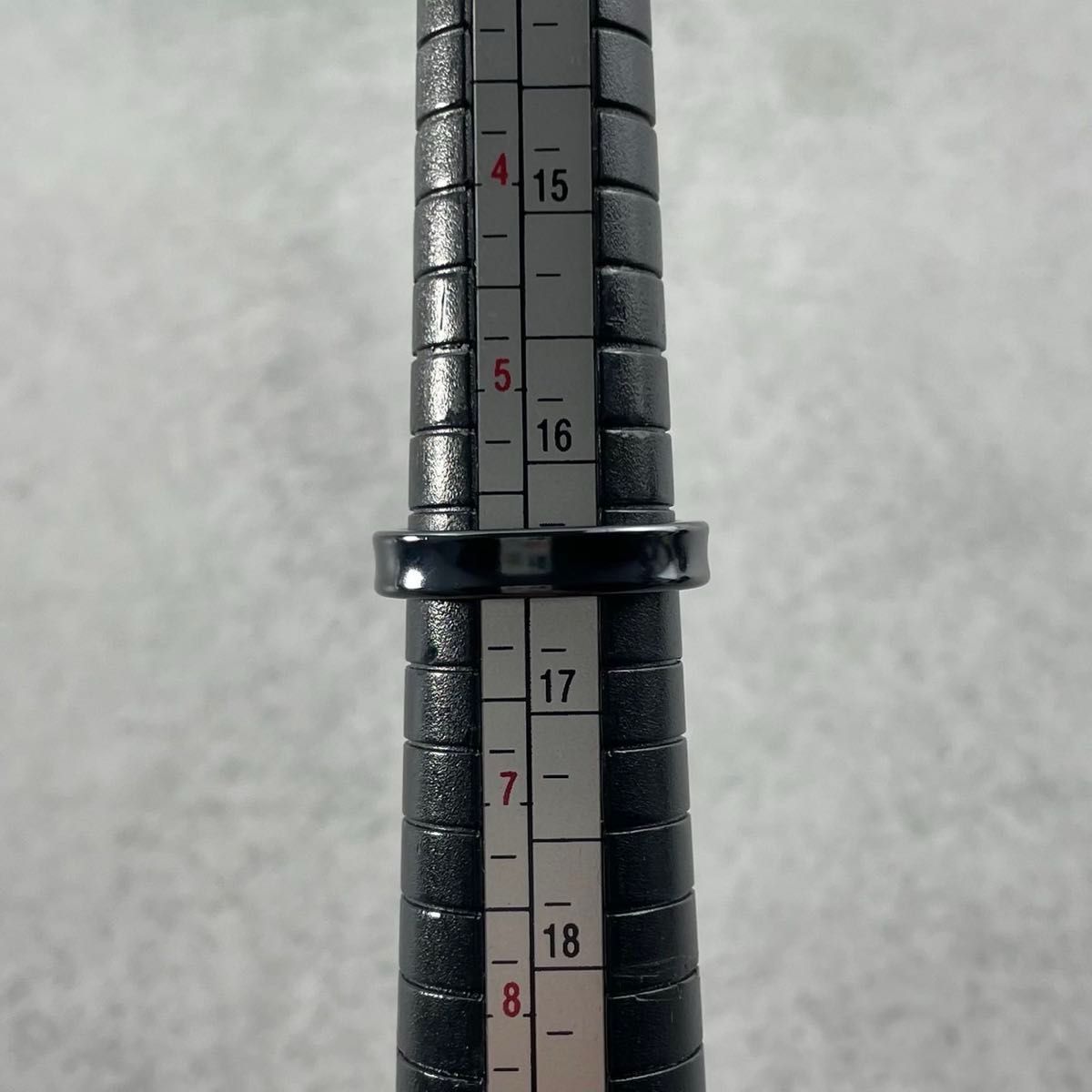 ティファニー 11.5号 1837 ナロー リング ブラック チタン P88fe
