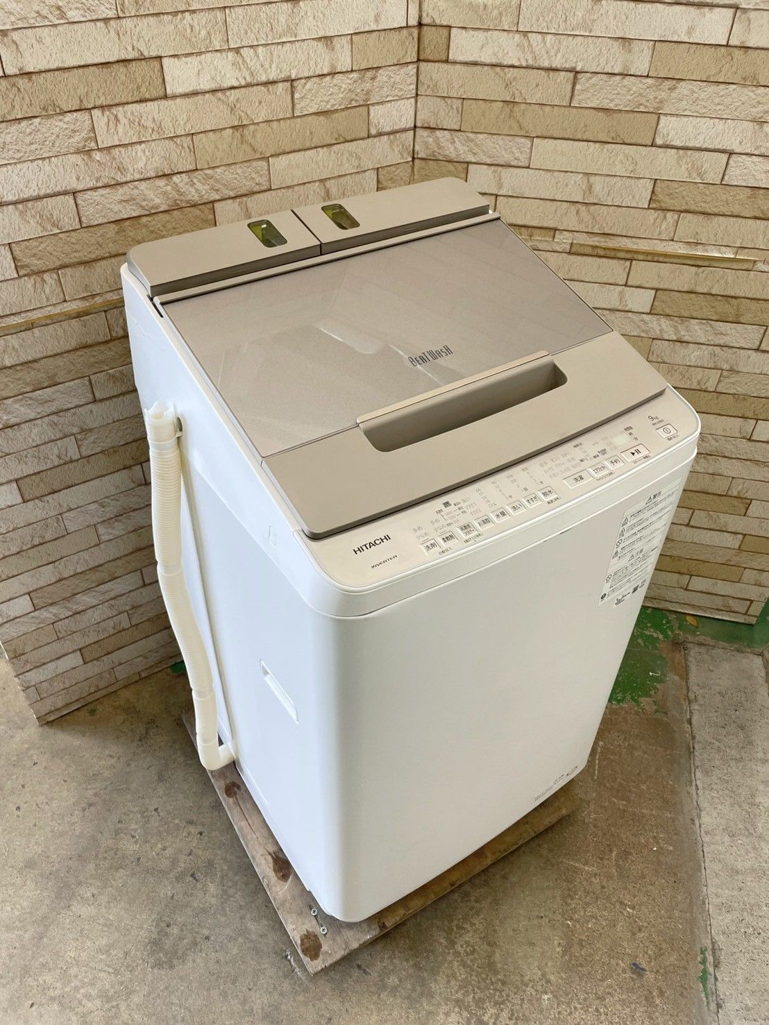 大阪 3か月保障付き 洗濯機 日立 9 kg 2021年 BW-X 90 G IS-1126