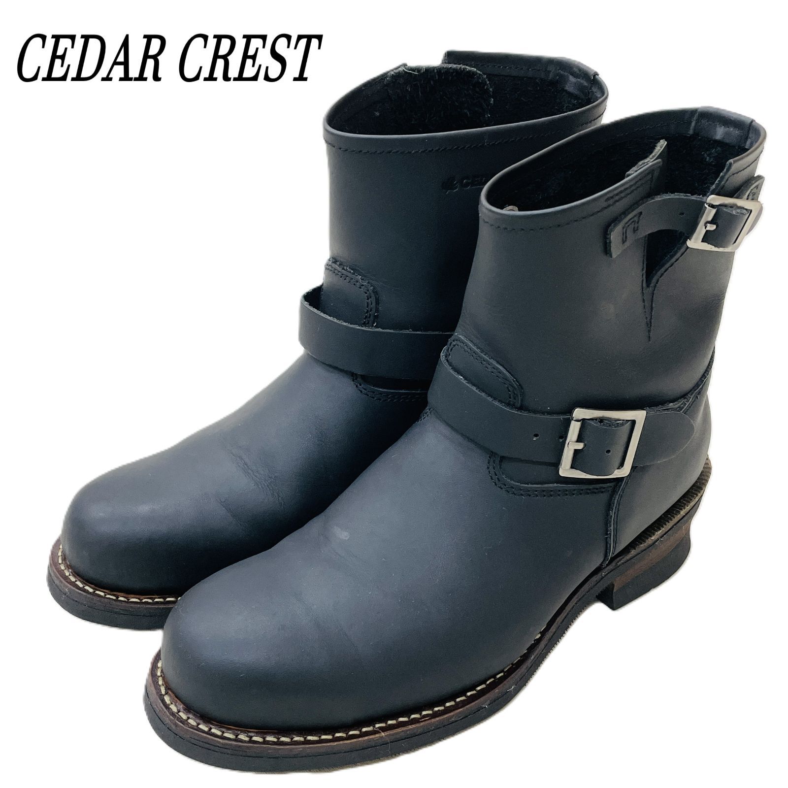 CEDAR CREST セダークレスト エンジニアブーツ 27㎝ BLK/黒 - メルカリ