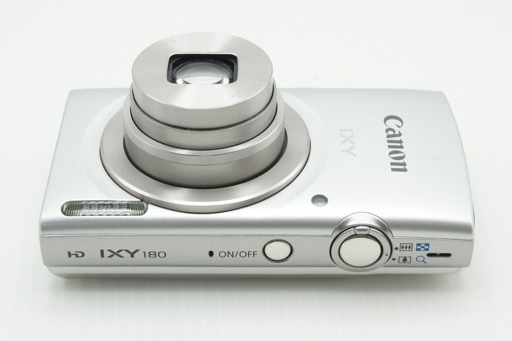 美品 Canon キヤノン IXY 180 コンパクトデジタルカメラ シルバー