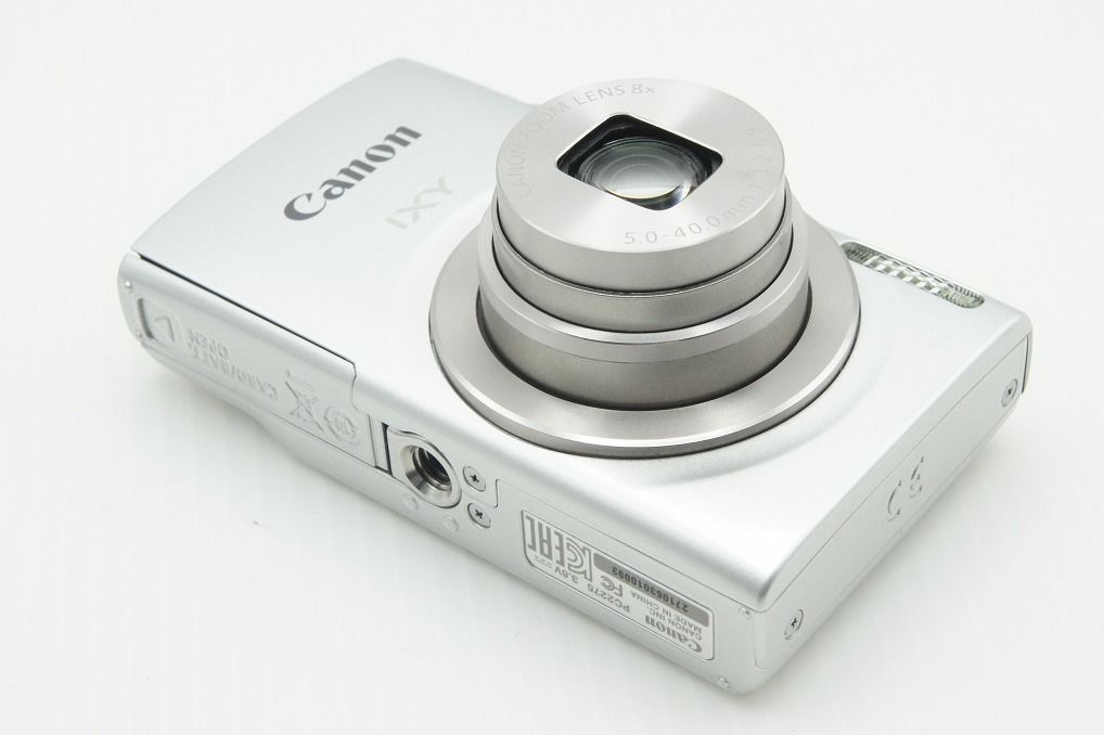 美品 Canon キヤノン IXY 180 コンパクトデジタルカメラ シルバー
