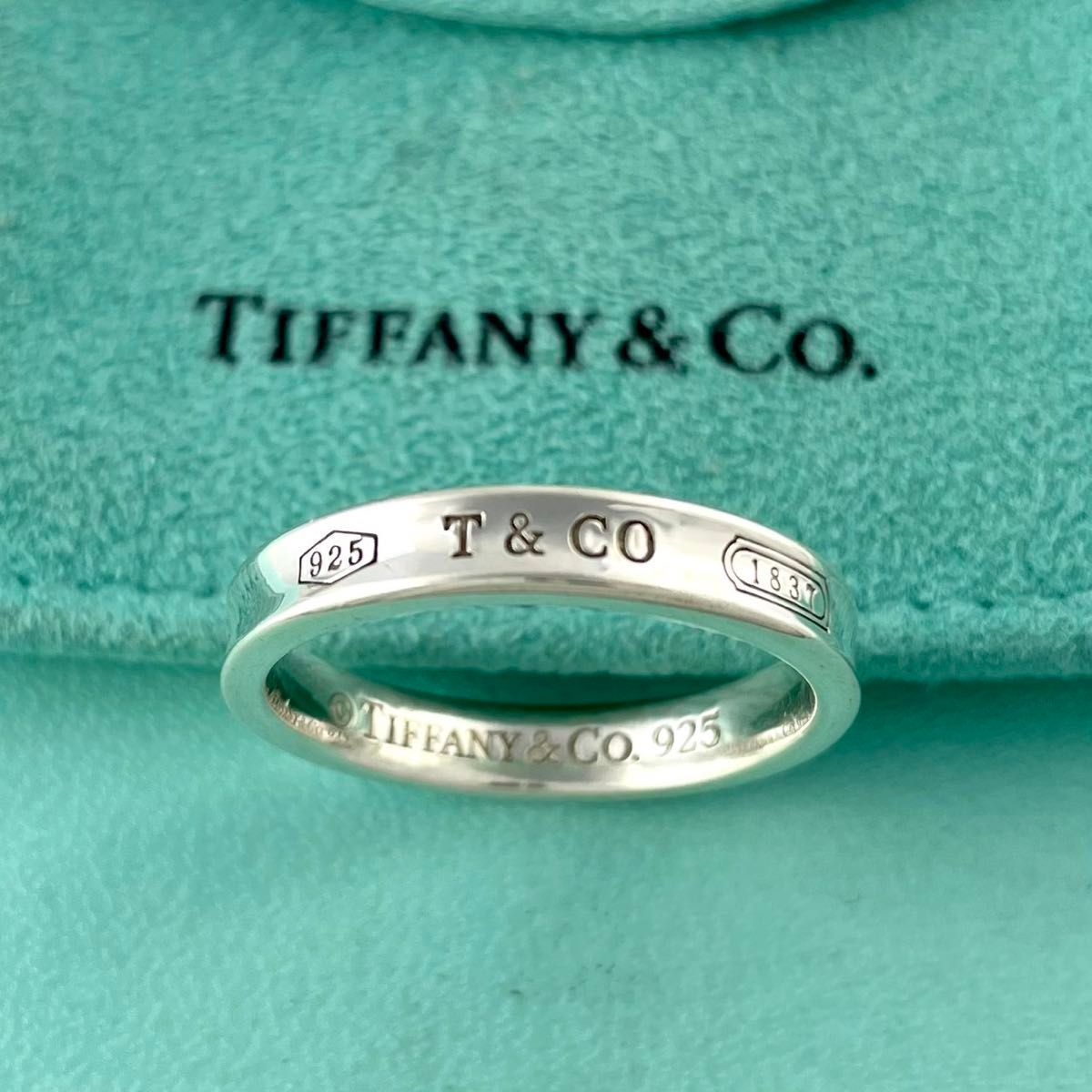 ティファニー 22号 1837 ナロー リング シルバー 925 XO 1 fe