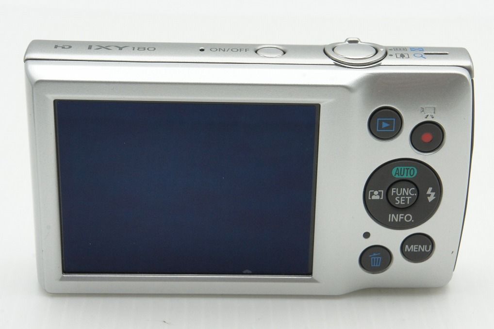 美品 Canon キヤノン IXY 180 コンパクトデジタルカメラ シルバー