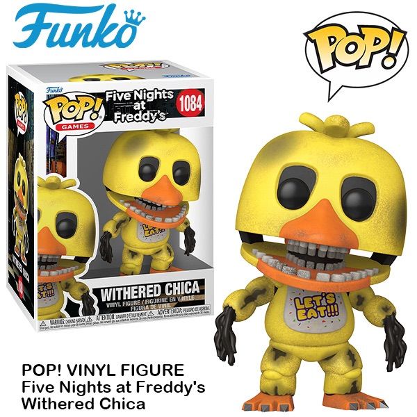 POP! GAMES VINYL FIGURE FIVE NIGHTS AT FREDDY'S WITHERED CHICA【FUNKO】ファイブナイツアットフレディーズ