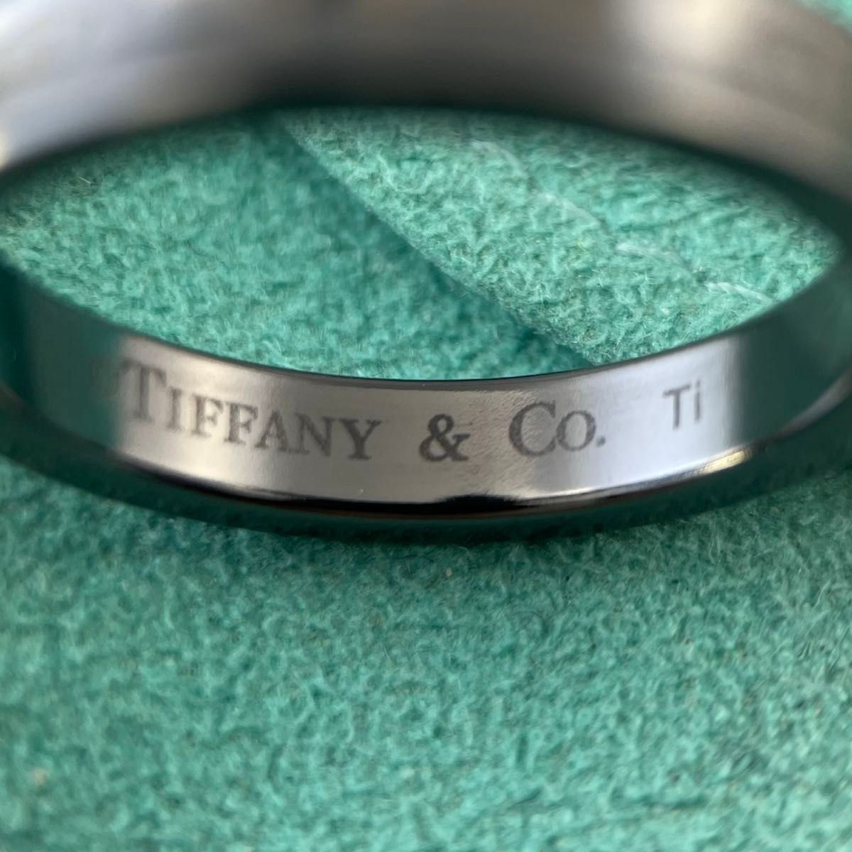 ティファニー 20.5号 希少 1837 ナロー チタン リング XP7fe - メルカリ