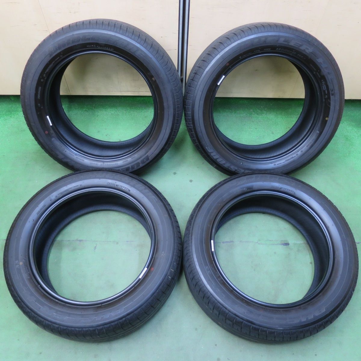 バリ溝 ほぼ10分 235 55 R 18 ブリヂストン デューラー H L 33 DUELER タイヤ 18インチ ハリアー RAV 4 ヴァンガード 等 5122607イノタ