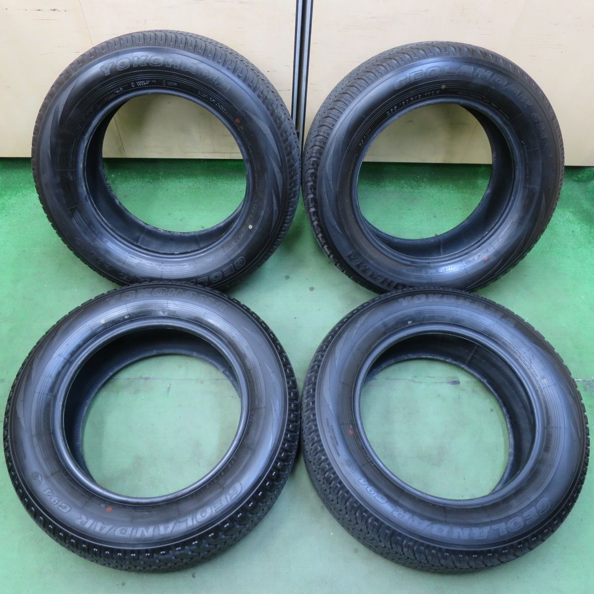 新車外し 24年 265 60 R 18 ヨコハマ ジオランダー G 94 AV タイヤ 18インチ ランクル プラド パジェロ トライトン ゲレンデ 等 5122610イノタ