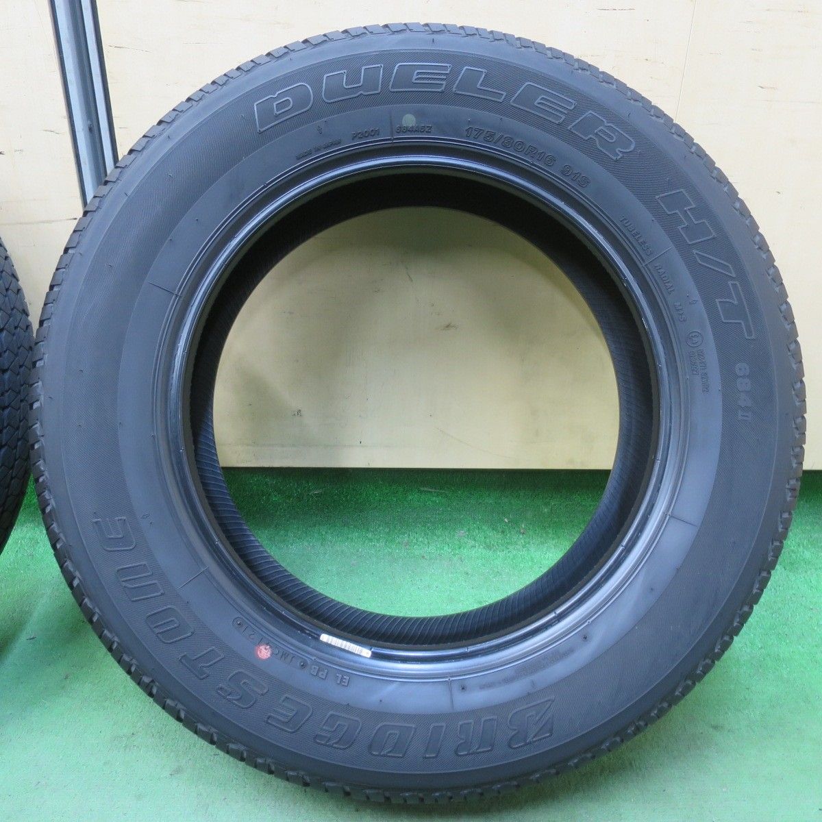  バリ溝 21年 9 5分 ジムニー 等 175 80 R 16 ブリヂストン デューラー H T 684Ⅱ DUELER タイヤ 16インチ 5122608イノタ 16インチ サマータイヤ ノーマルタイヤ