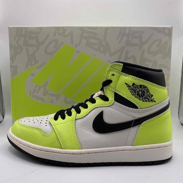 NIKE 2022 AIR JORDAN 1 RETRO HIGH OG VOLT 27.0cm 555088-702 ナイキ 