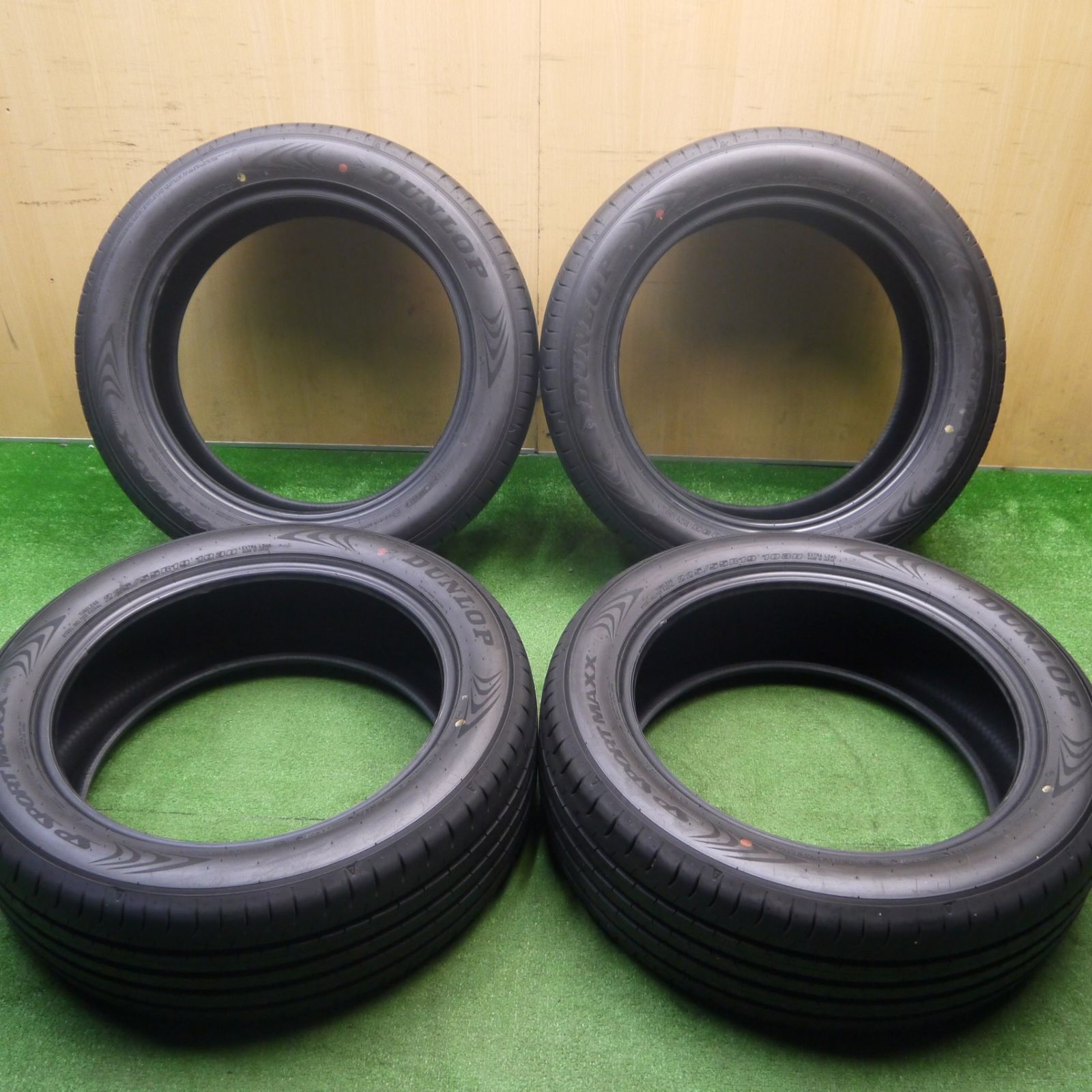 新車外し 25年 225 55 R 19 ダンロップ SP スポーツ マックス 060 タイヤ 19インチ 40系 アルファード ヴェルファイア 80系 ハリアー CX 5 8 等 ノタ