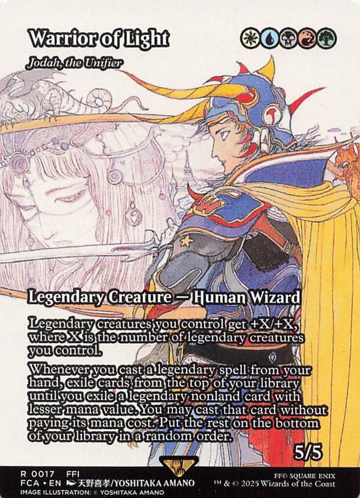 MTG FINAL FANTASY・継承史 FCA 【英・シ】光の戦士/Warrior of Light