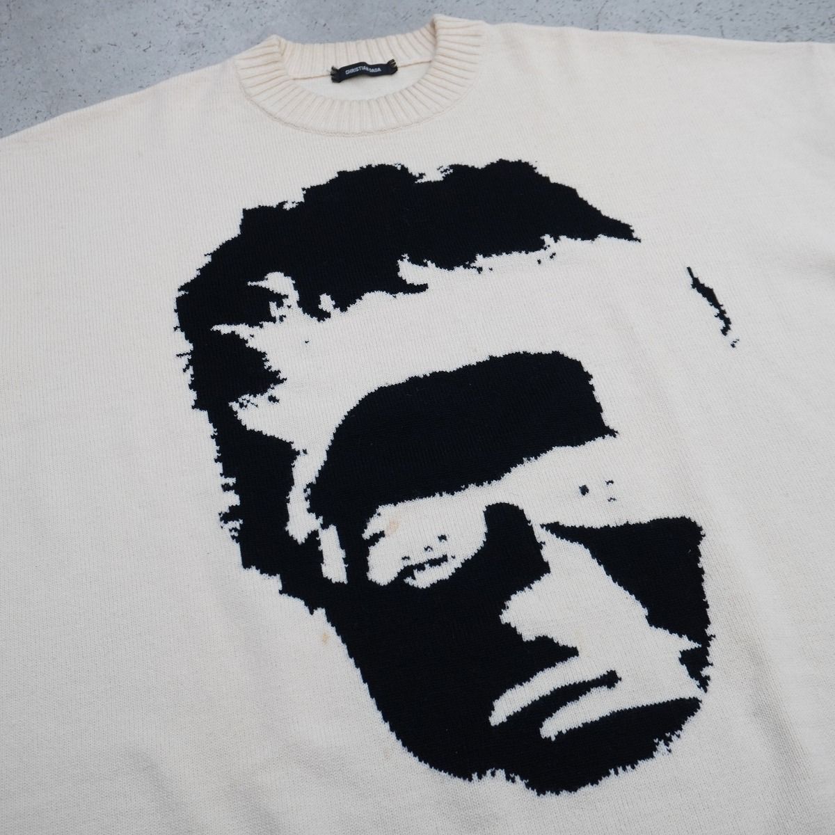CHRISTIAN DADA クリスチャン ダダ BIG FACE KNIT SWEATER インター