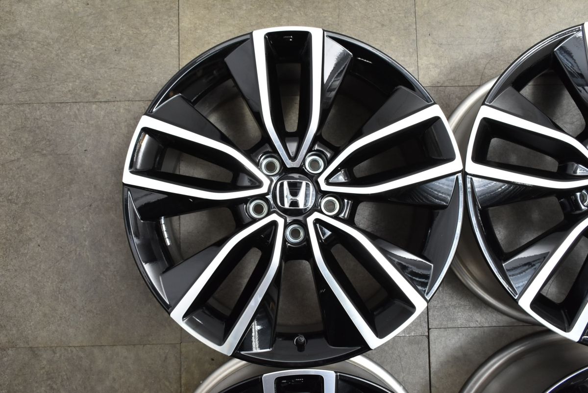 美品 新車外し品 ホンダ オデッセイ（RC 後期）純正　ヴェゼル 流用 などに 新車外し品 美品】ホンダ RV ヴェゼル 純正 18in 7.5J +55 PCD114.3 4