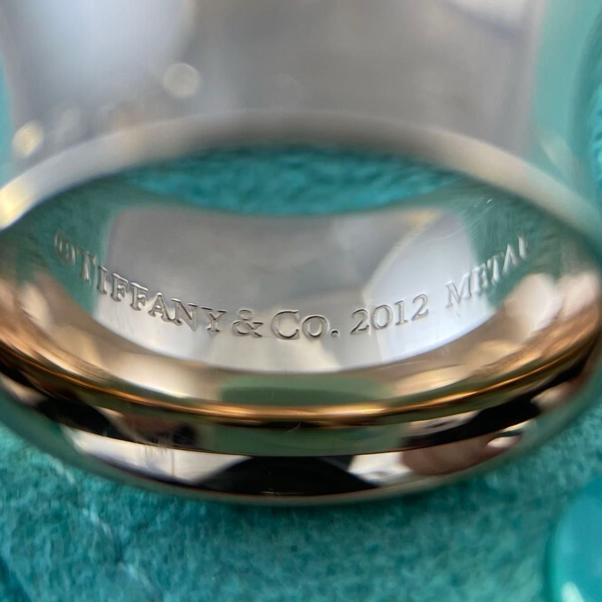 ティファニー 希少 12号 ワイド リング ルベドメタル YE3fe - メルカリ