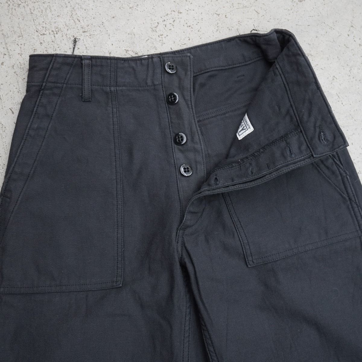 EngineeredGarments WORKADAY ファティーグパンツ 黒 ENGINEERED GARMENTS / エンジニアドガーメンツ | EG Workaday