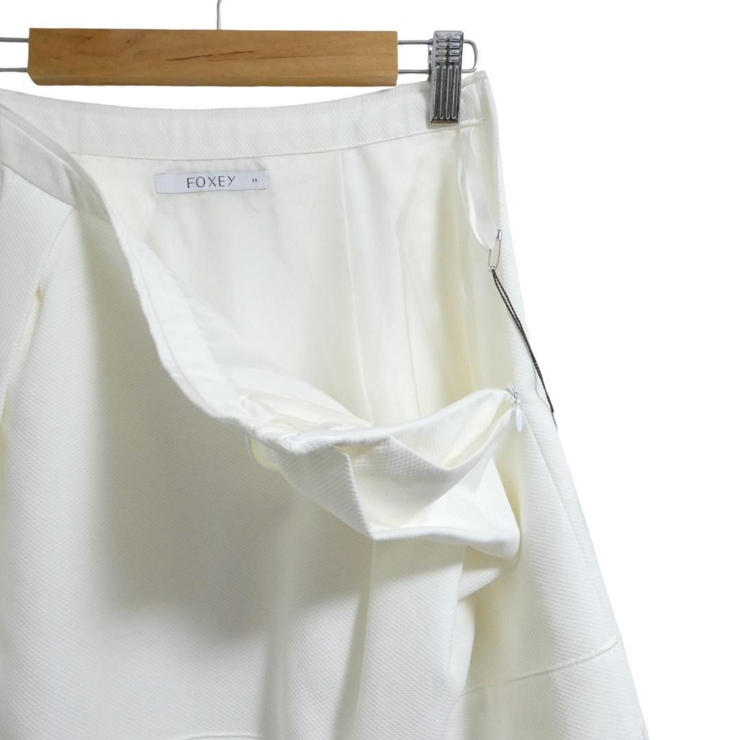 新品同様 FOXEY BOUTIQUE フォクシー サイズ38 コットン フラワー