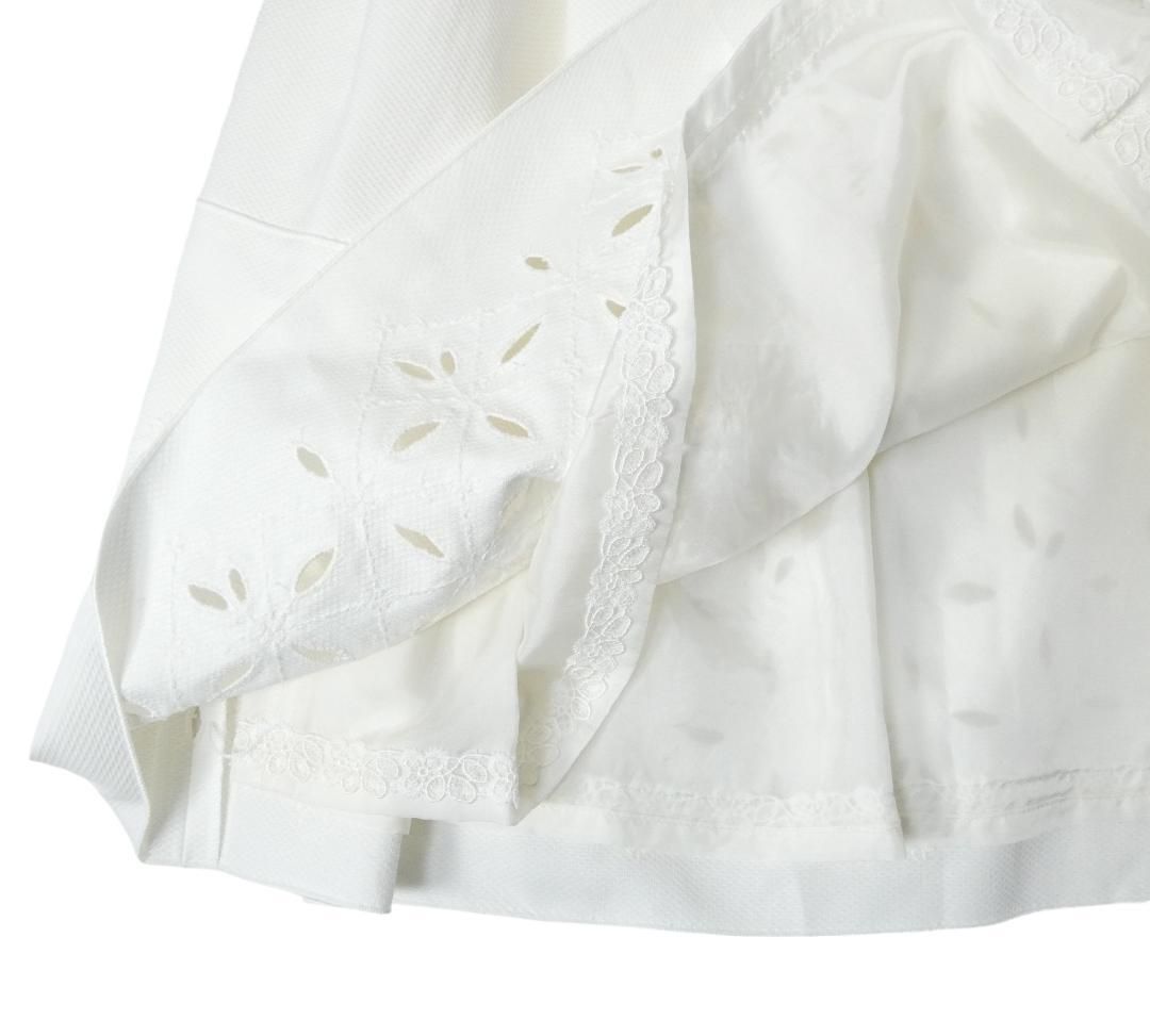 新品同様 FOXEY BOUTIQUE フォクシー サイズ38 コットン フラワー