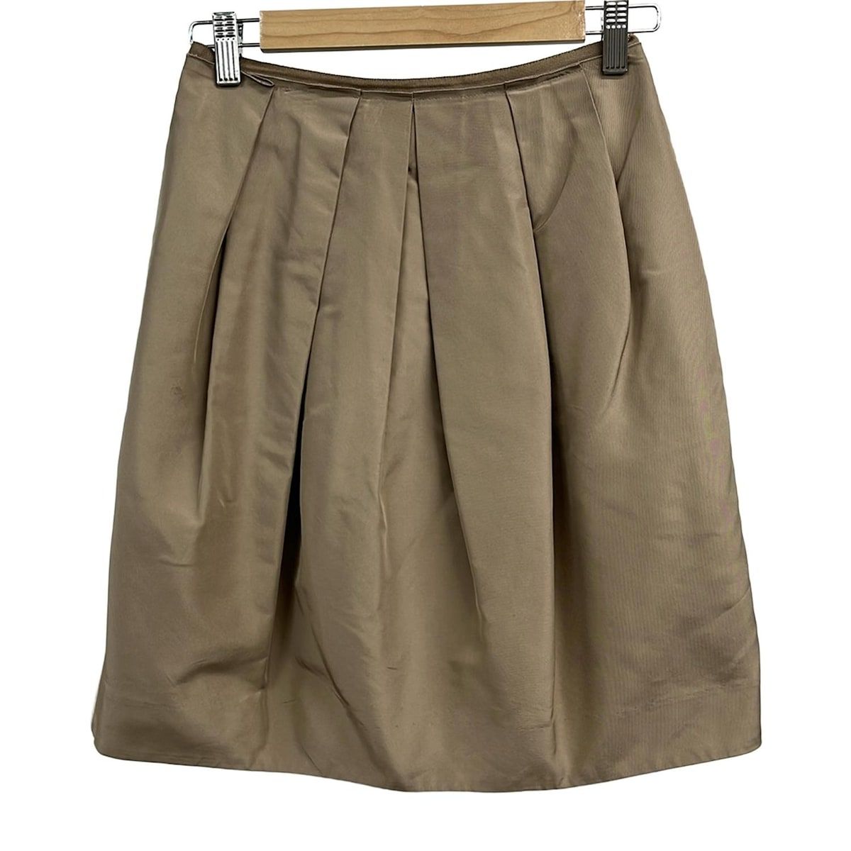 FOXEY フォクシー スカート サイズ38 M レディース 30343 ベージュ ひざ丈