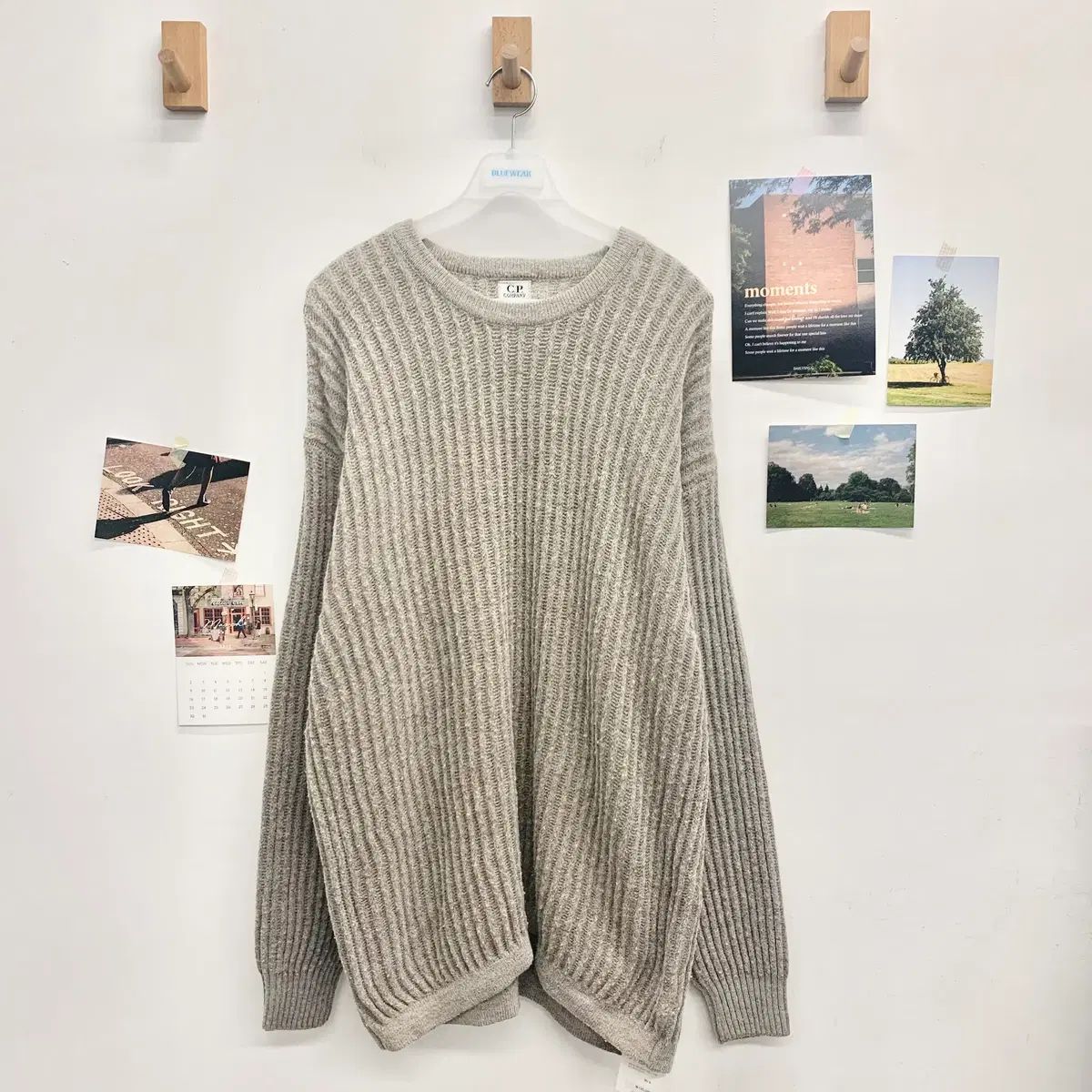 〔希少〕90sC.P. COMPANY ニット XL-XXL) 90's C.P. COMPANY シーピーカンパニー ルーズフィット ニット