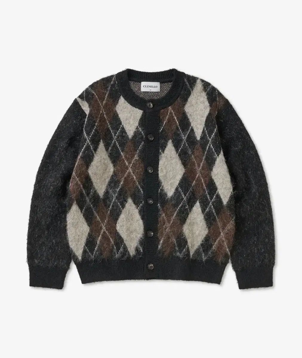 M カーネル アーガイル カーディガン