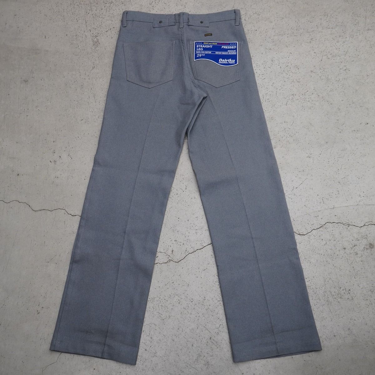 DAIRIKU ダイリク Straight Pressed Pants ストレート プレスド パンツ