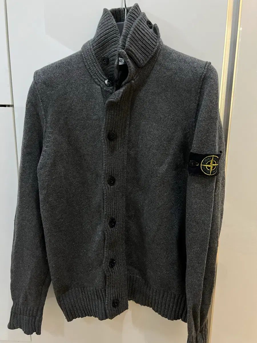 STONE ISLAND チャコール セーターカーディガン M