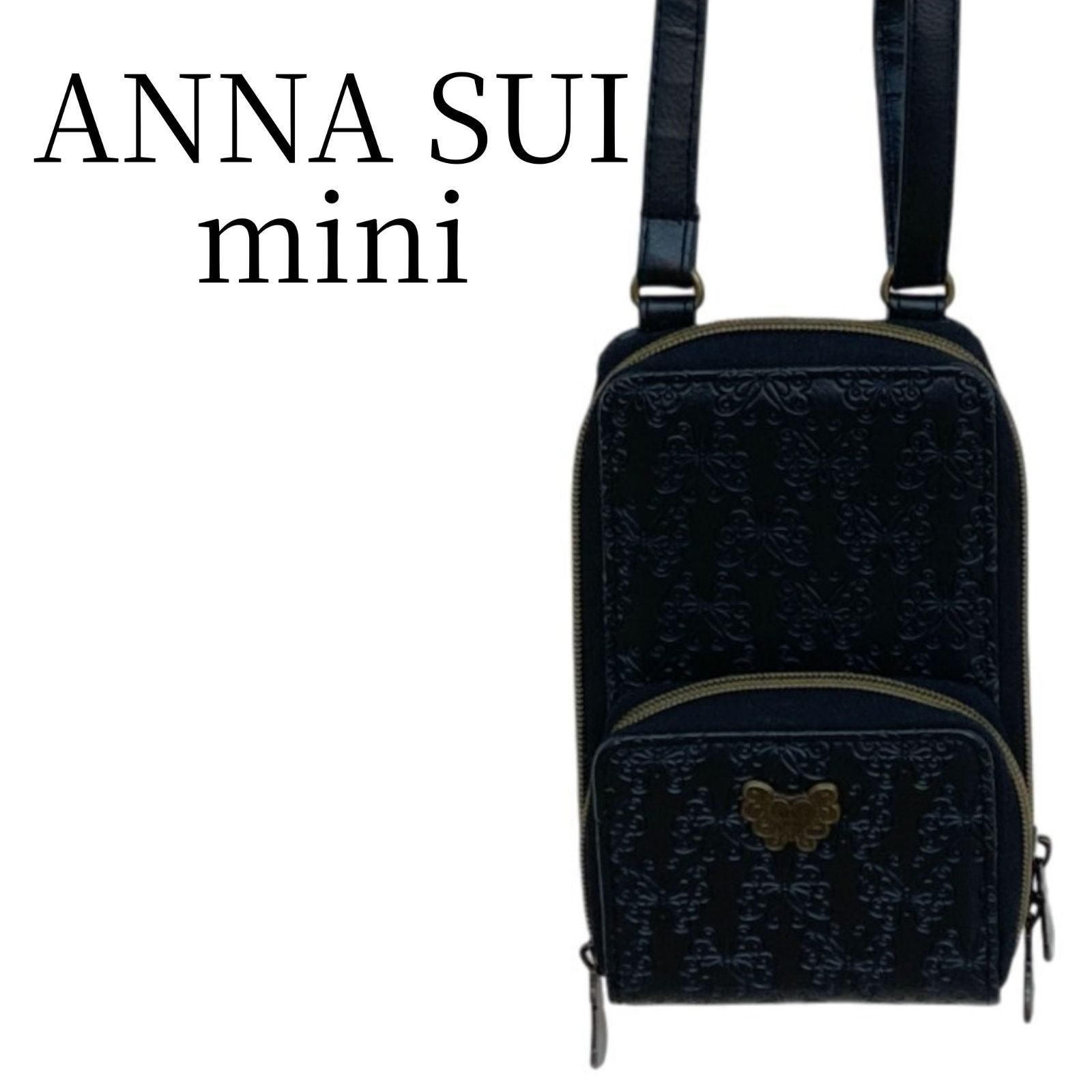 ☆美品 ANNA SUI mini アナスイミニ 黒 その他バッグ PSP21-39 - メルカリ