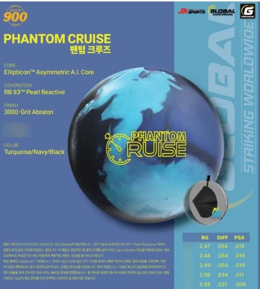 ボーリング 14 p FANTOMクルーズ