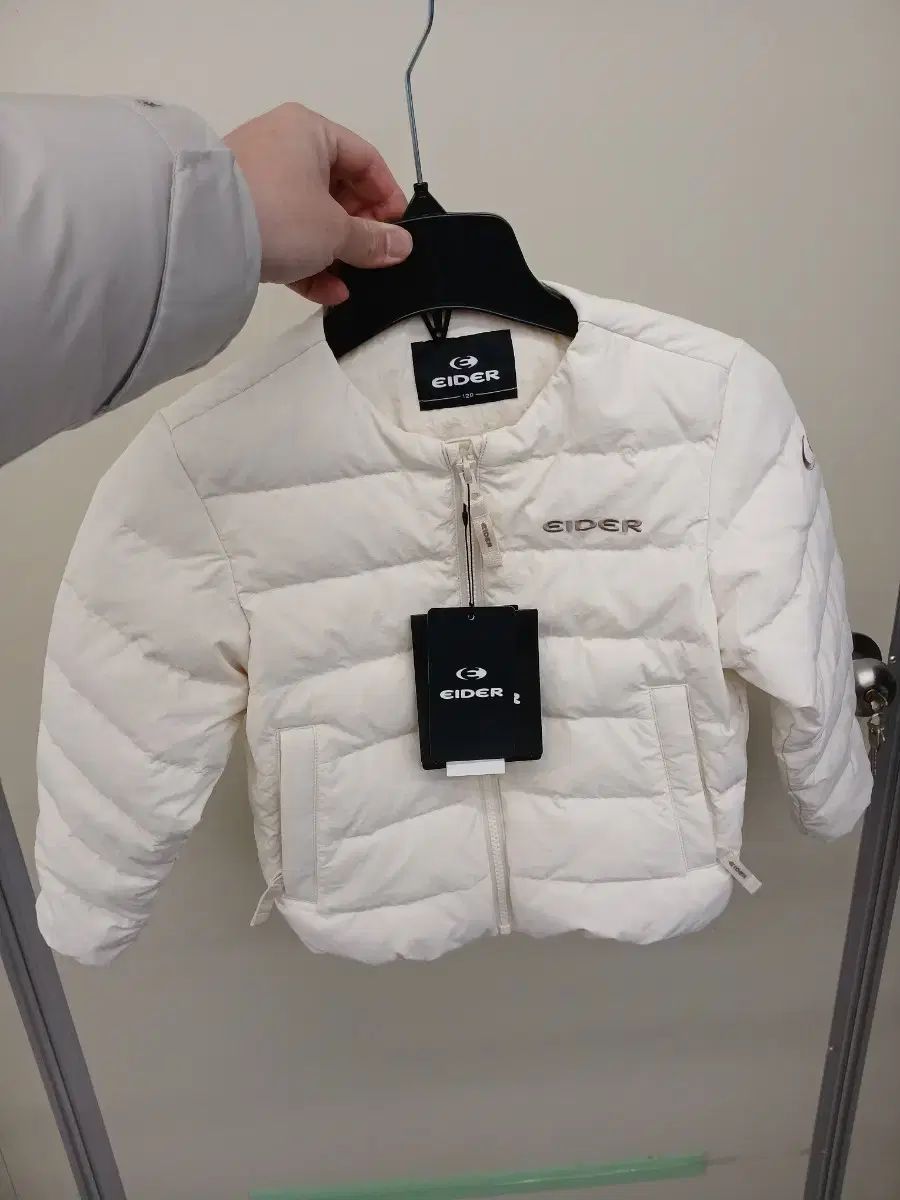 EIDER キッズ ダウン ダック 軽量 アイボリー 120