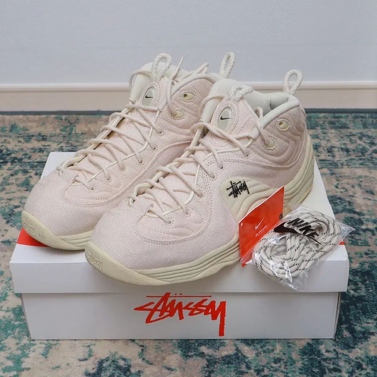 NIKE ナイキ x STUSSY ステューシー エアペニー2 フォッシル 295 ナイキコリア