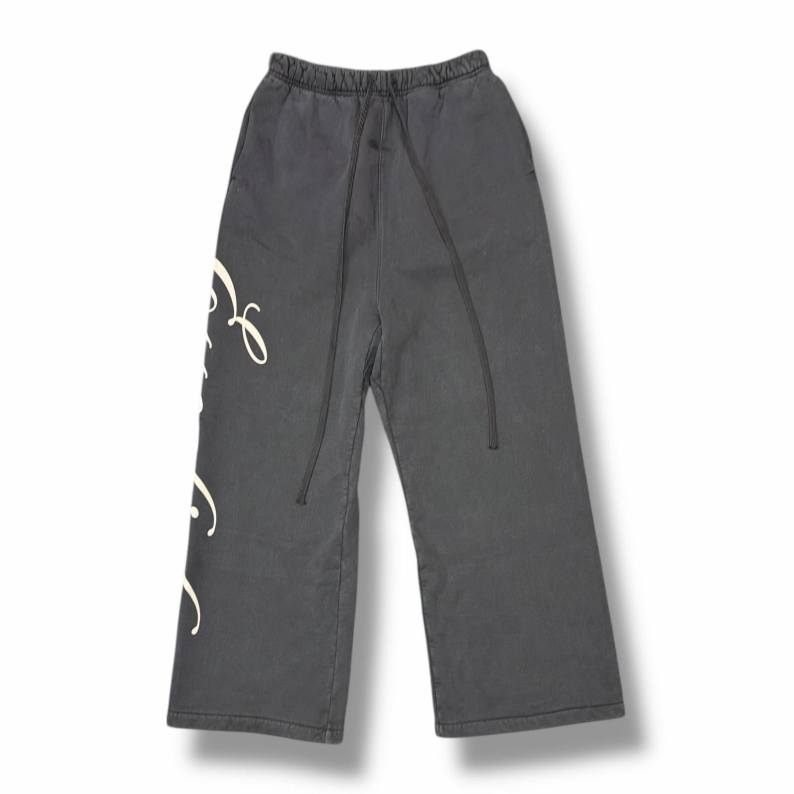 参考上代37400円 FEAR OF GOD 25 AW Heavy Fleece Lounge Sweatpant ラウンジスウェットパンツ フィアオブゴッド エッセンシャルズ チャコール S 6269 M