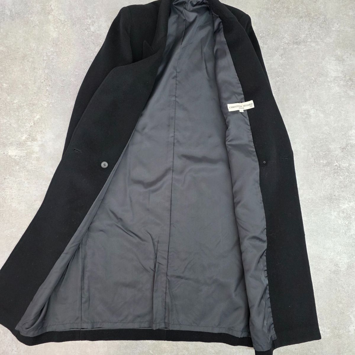 CHRISTIAN AUJARD クリスチャンオジャール チェスターコート ウール100