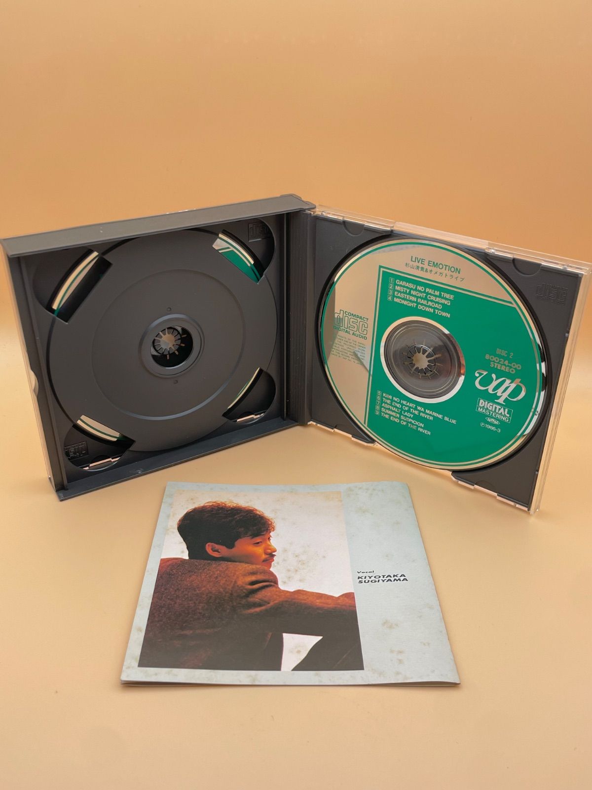 帯付 杉山清貴 & オメガトライブ CD ライヴ・エモーション LIVE