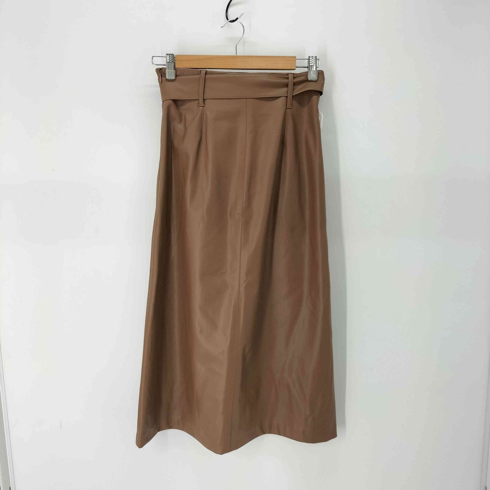 Theory フェイクレザー　A ラインスカート Theory フェイクレザーA ラインスカート