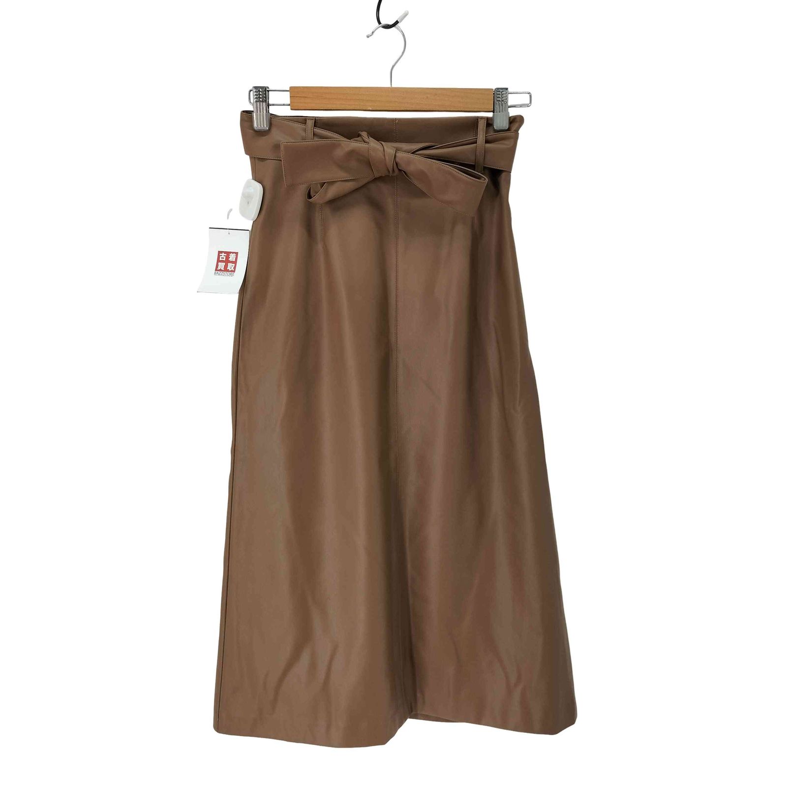 Theory フェイクレザー　A ラインスカート Theory フェイクレザーA ラインスカート