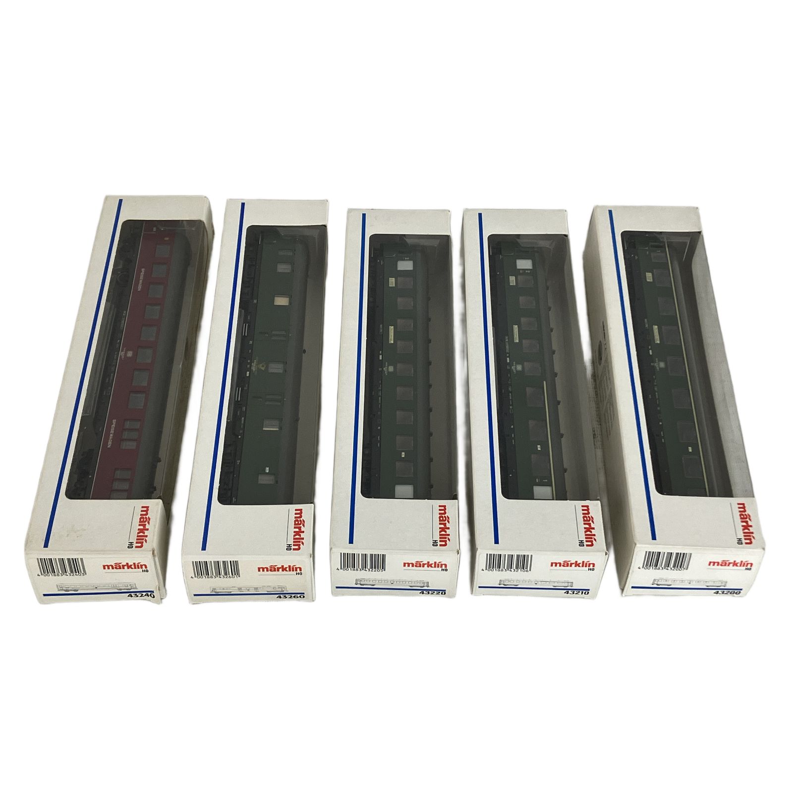 メルクリン 43200 43210 43220 43240 43260 HOゲージ 5両セット 鉄道模型