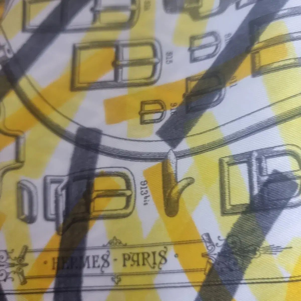 エルメス スカーフ イエロー